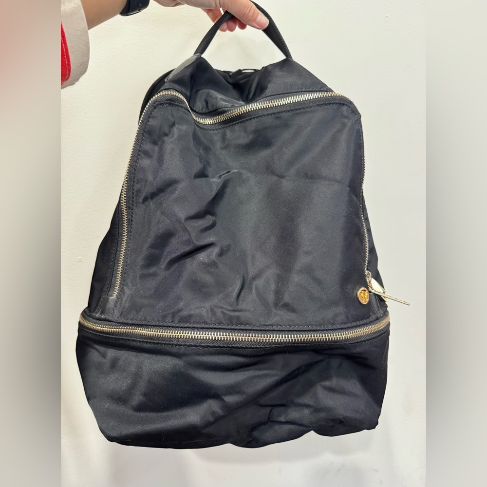 Lululemon Black Nylon Backpack